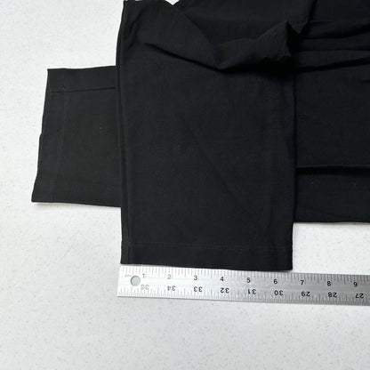 Eileen Fisher Pants XL Washable Crepe Slim Leg Black Minimalist Contemporary