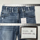 Kancan Jeans Womens 11 29 High Rise Super Skinny Blue Stretch Denim Distress NEW