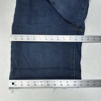PILCRO Shorts Womens 29 Bermuda High Rise Blue Jean Denim Fray Anthropologie
