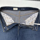 PILCRO Shorts Womens 29 Bermuda High Rise Blue Jean Denim Fray Anthropologie