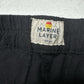 Marine Layer Pants Womens XS Allison Crop Black Lyocell Tencel Coastal Beach