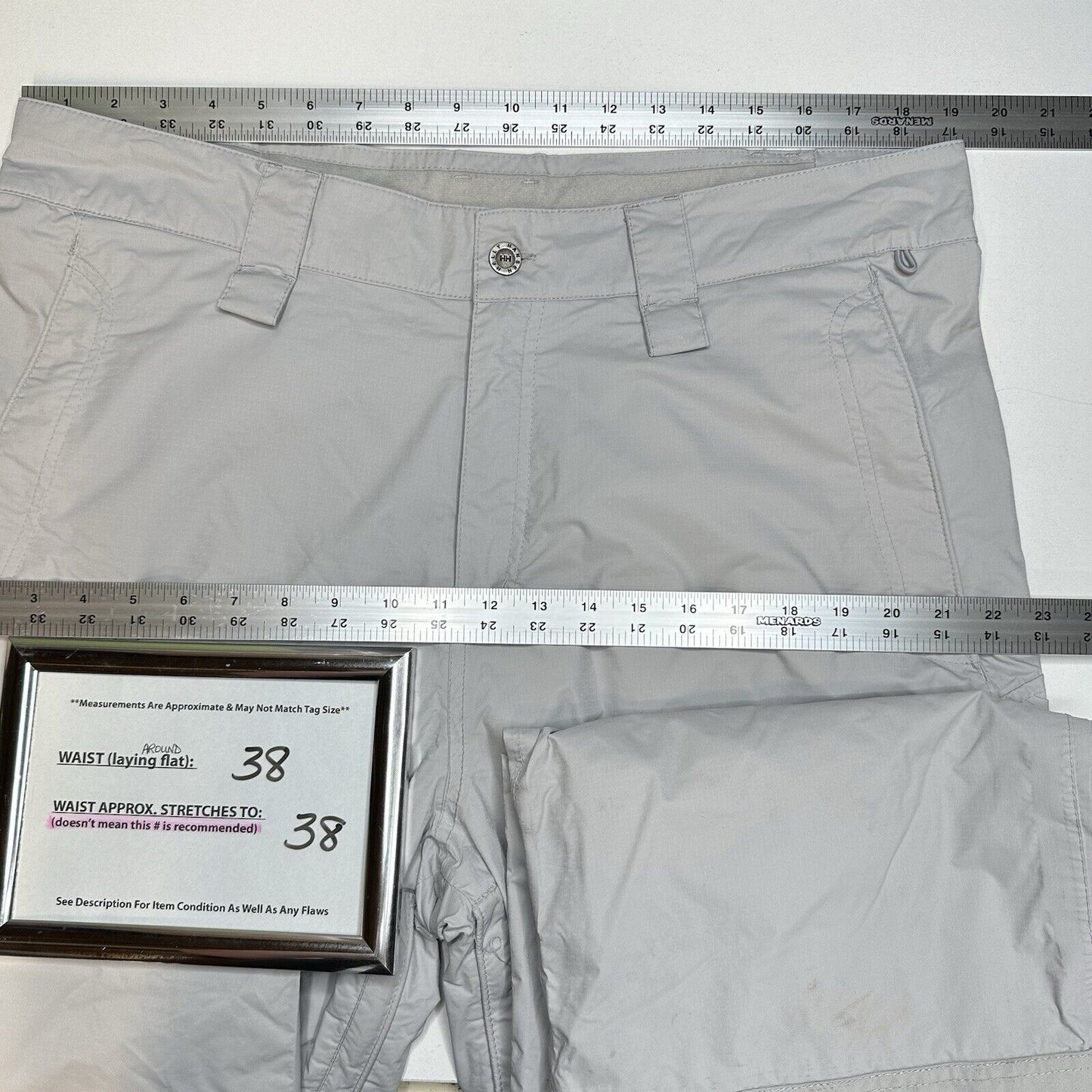 Helly Hansen Pants Womens XL Snowboard Ski Insulated Vents Gray Winter *Marks