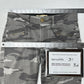 Democracy Jeans Womens 8 Skinny Ab Technology Gray Camo Denim Army Zippers Emo