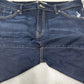 Kancan Shorts Womens 15 31 Bermuda Blue Denim Jean Comfort Distressed Grunge EUC