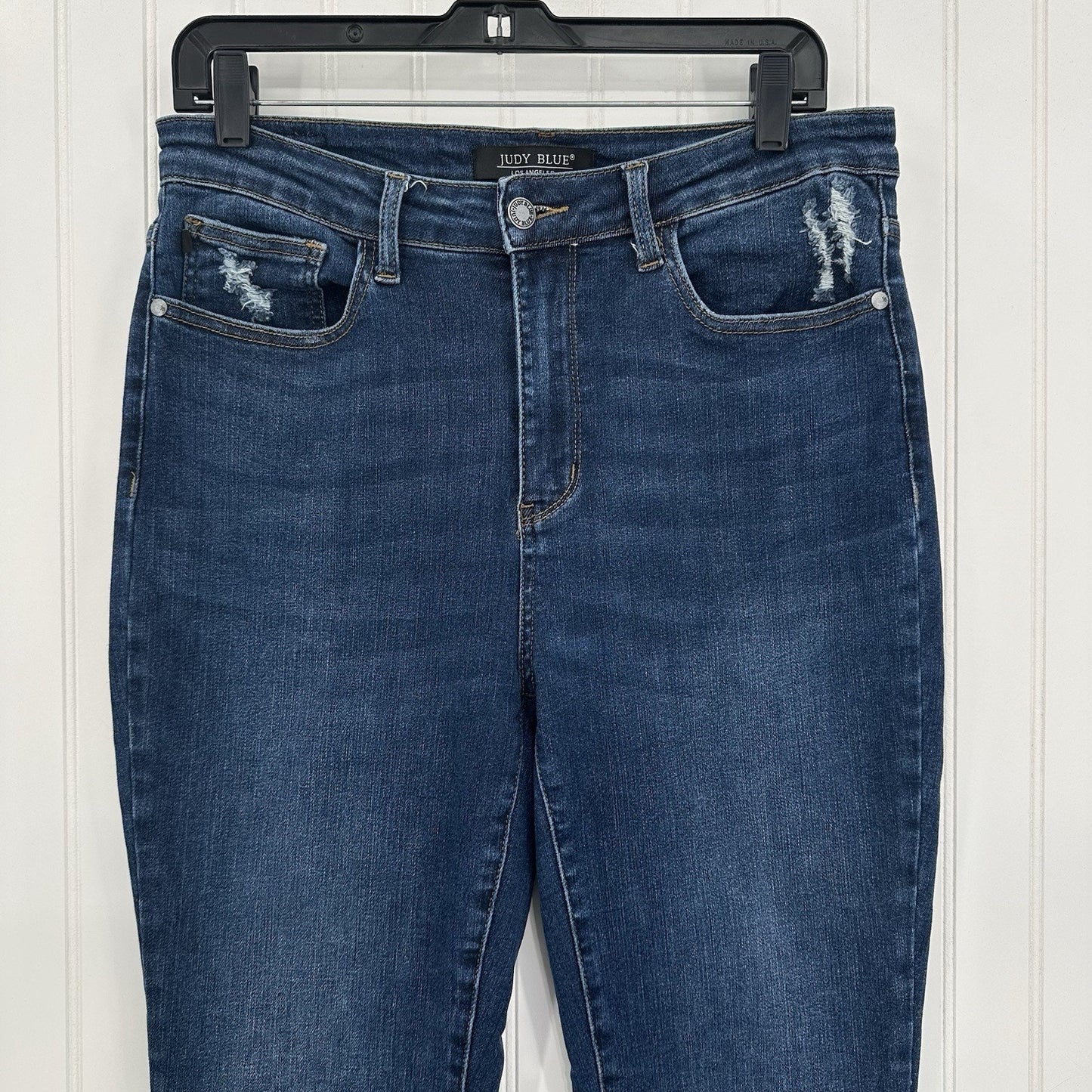 Judy Blue Jeans Women 11 30 Bootcut High Rise Slim Fit Blue Denim Western Cowboy