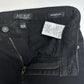 Judy Blue Jeans Womens 0 24 Straight Leg Black Stretch Denim Split Hems EUC