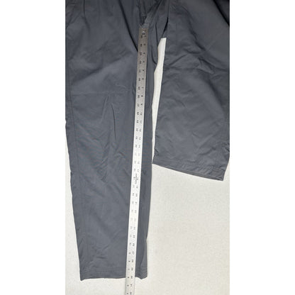 Duluth Trading Pants Mens L X 30 Dry On The Fly Belted Gray Hiking UPF Quick Dry
