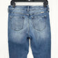 Kancan Jeans Womens 9 28 High Rise Flare Blue Denim Distressed Festival Cowboy