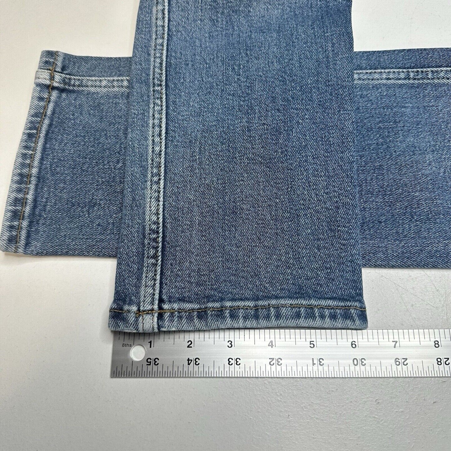 REDONE Jeans Womens 26 80s Slim Straight Blue Denim High Rise Button Fly 90s