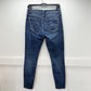 Silver Jeans Women 28 Avery Skinny Curvy Stretch Denim Blue Medium Wash Distress