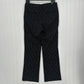 Sundance Pants Womens 6 Black Pinstripe Linen Cotton Coastal Contemporary