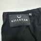 Killstar Dress Womens XL Black Lace Up Front Eyelets Gothic Witch Punk Rave EUC
