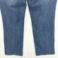 Earl Jeans Womens 18W Slim Bootcut Blue Denim Rhinestones Embroidered Western