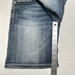 Miss Me Shorts Women 28 Easy Bermuda Blue Jean Denim Long Distress Y2K Western