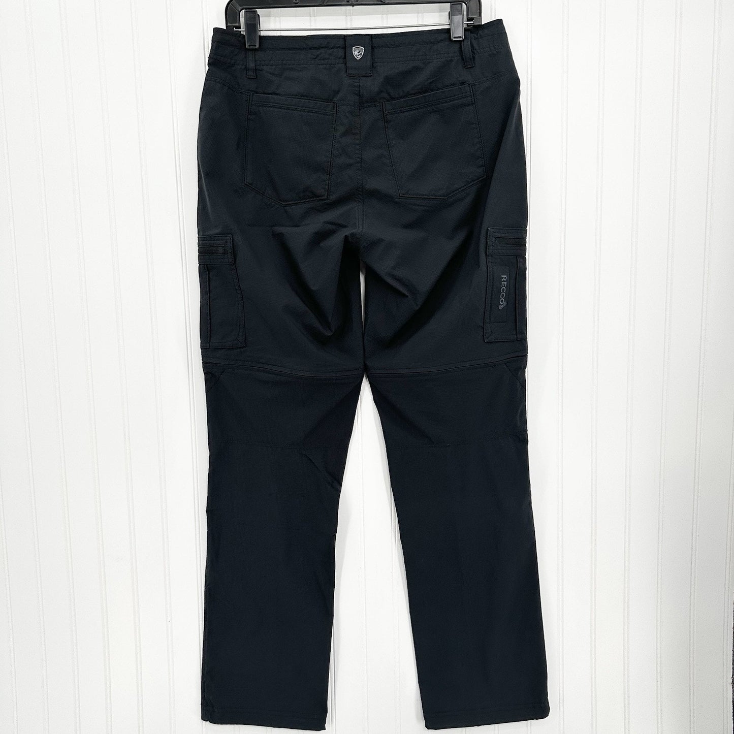 Kuhl Pants Womens 10 Convertible Horizn Recco Black Hiking Zip Off Shorts EUC