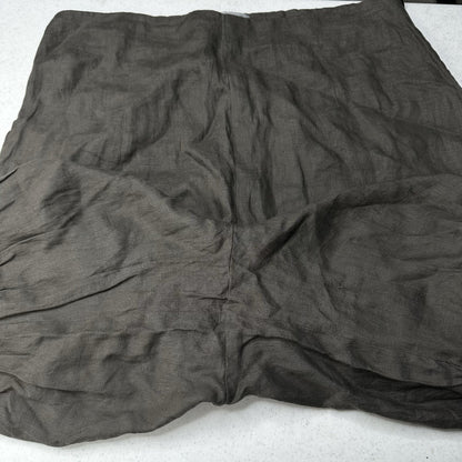 Sarah Pacini Pants 4 Women XL Linen Drop Crotch Crop Zip Coastal Beach Lagenlook