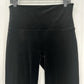 Spanx Leggings Womens 1X Black Velvet Pants Pull On Slimming Goth Emo Y2K EUC