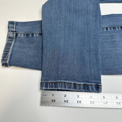 Judy Blue Jeans Womens 7 28 Skinny Blue Stretch Denim Crochet Distressed Grunge