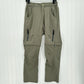 Little Donkey Andy Pants Women Small Convertible Green Hiking Zip Off Shorts EUC