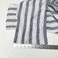 Rails Pants Womens Large Agnes Linen Blend Ankle White Blue Stripes Coastal EUC