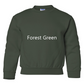 Grumpy Highland Cow Embroidered YOUTH Crewneck Sweatshirt