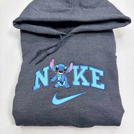 Nike Stitch Embroidered ADULT Hoodie / Crewneck Sweatshirt Unisex Cartoon Movie Lover Gift