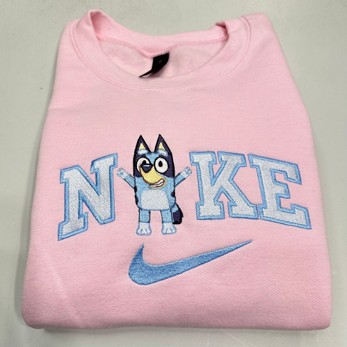 Nike Bluey Sweatshirt Embroidered TODDLER Crewneck Dog Best Friend Sisters Animal Cartoon