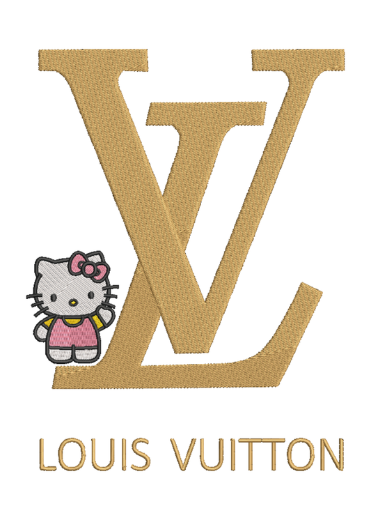 Louis Vuitton Hello Kitty Sweatshirt Embroidered ADULT Hoodie / Crewneck Unisex Fashion Lover Gift