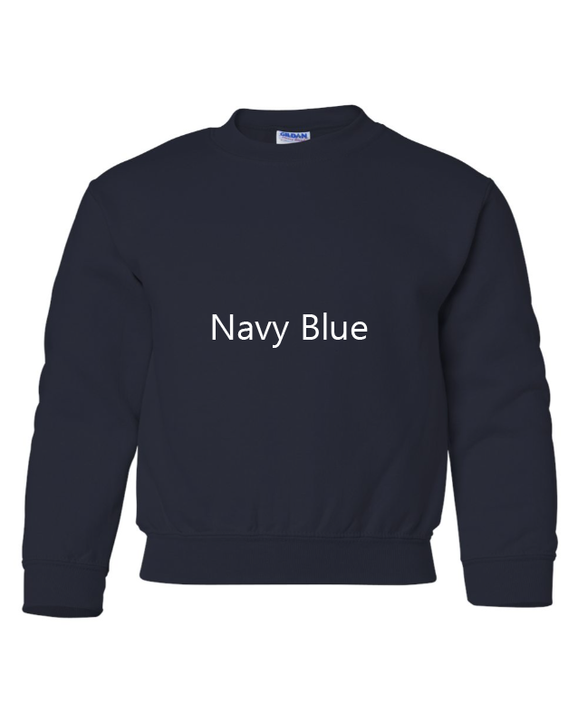 Nike Stitch Embroidered YOUTH Sweatshirt Kids Boy Girl Unisex Crewneck