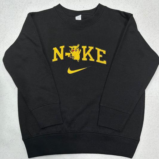 Nike Pokemon Pikachu Embroidered TODDLER Crewneck Sweatshirt