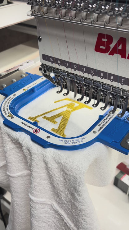 Louis Vuitton Style Embroidered Hand Towels