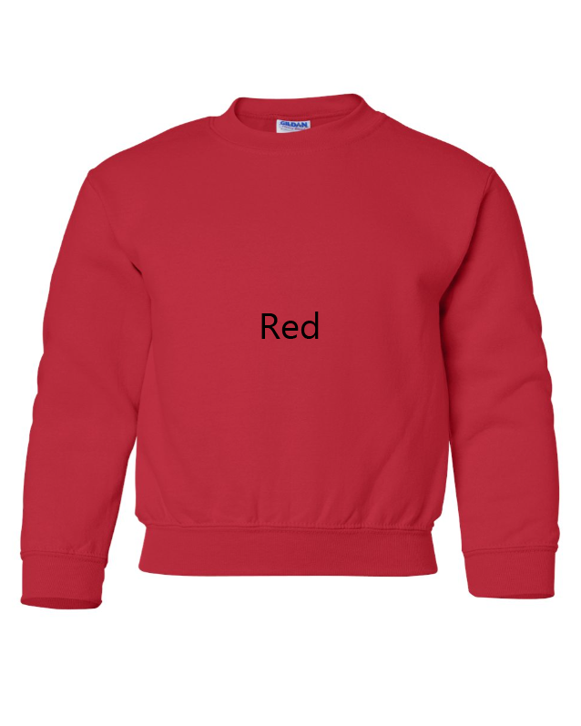 Grumpy Highland Cow Embroidered YOUTH Crewneck Sweatshirt