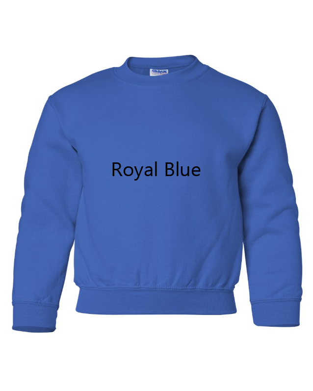 Nike Stitch Embroidered YOUTH Sweatshirt Kids Boy Girl Unisex Crewneck