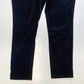 Talbots Curvy Tapered Slim Leg Black Velvet Jeans 8 Petite Womens Casual Pants