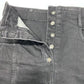 Vintage Jean St. Tropez Denim Skirt Sz 13/14 Black 100% Cotton *Measures Smaller