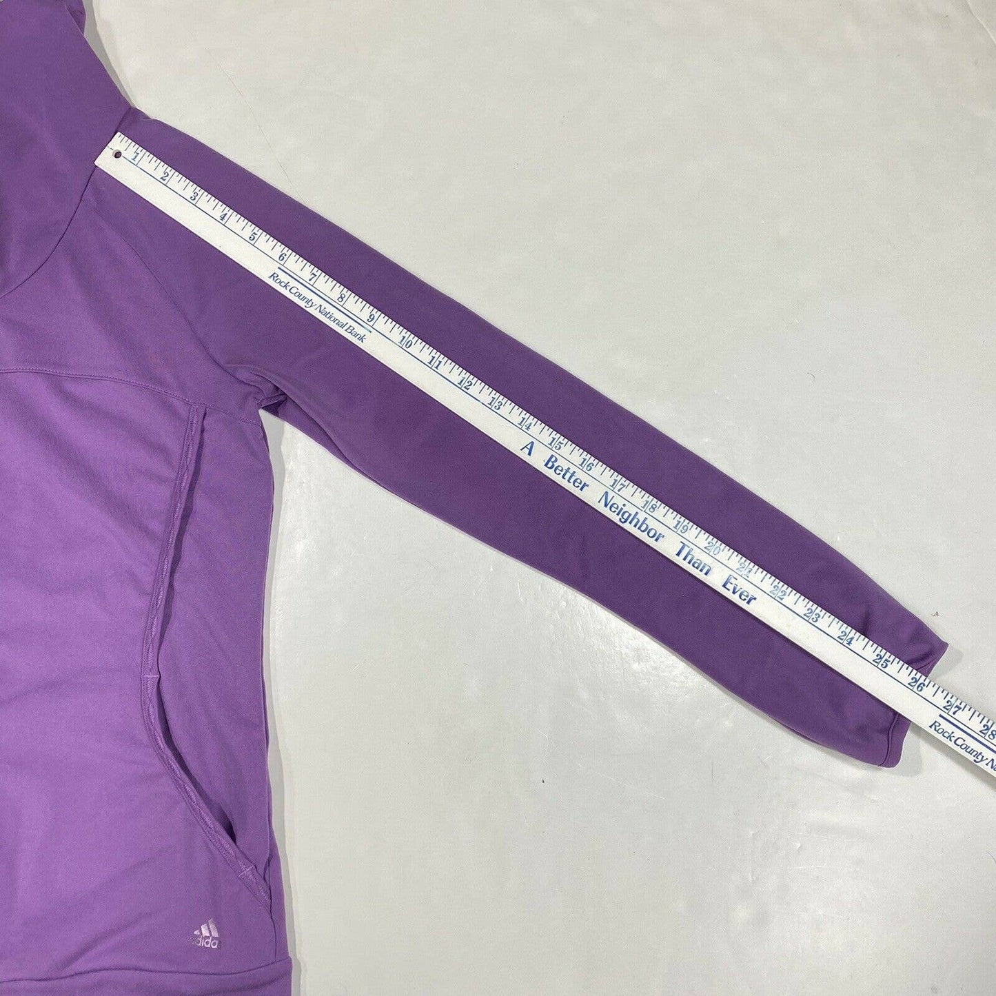 Adidas Climalite Jacket Womens Small Purple Full Zip Long Sleeve Sweatshirt EUC