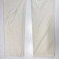 St John Sport Off White Straight Leg Pants Sz 10 High Rise Stretch USA *Flaw