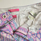 Lilly Pulitzer Jayne Knit Shorts Womens 8 Pink Sorbet Pattern Golf Barbie EUC