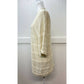 Anthropologie Open Knit Cardigan One Size Beige Open Front Short Sleeve Sweater
