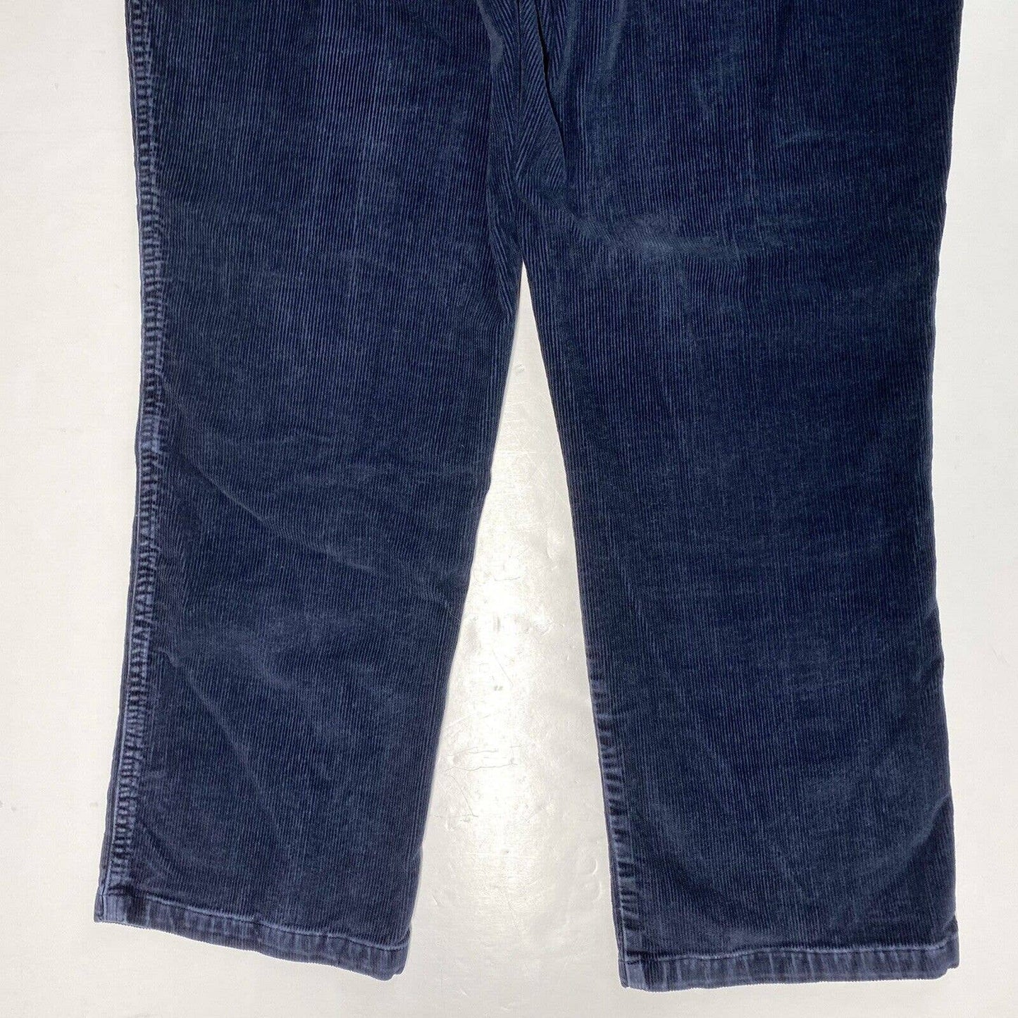 Bill Blass Tapered Corduroy Jeans Sz 12 Womens High Rise Navy Blue Casual Pants
