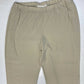 Chicos Ankle Cinch Pull On Pants Sz 2.5 (US 14) Beige Elastic Waist Casual EUC