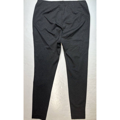 J.Jill Ponte Knit Leggings Womens Sz Medium Dark Gray Pull On Stretch Pants