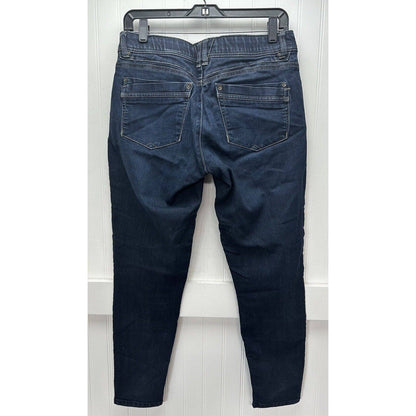 Democracy Ab Technology Skinny Ankle Jeans Womens 8 Midrise Stretch Blue Denim