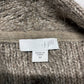 J. Jill Knit Cardigan Sz Medium Taupe/Brown Neutral Open Front Long Sweater EUC