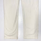 St John Sport Off White Straight Leg Pants Sz 10 High Rise Stretch USA *Flaw