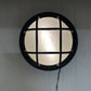 Minispotlight.com 12v 8” Round Caged Light Warm White Haunted House No Box