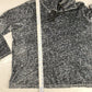 Nicole Miller Drawstring Cowl Neck Sweater Sz 3X Women Dark Gray Marled Soft EUC
