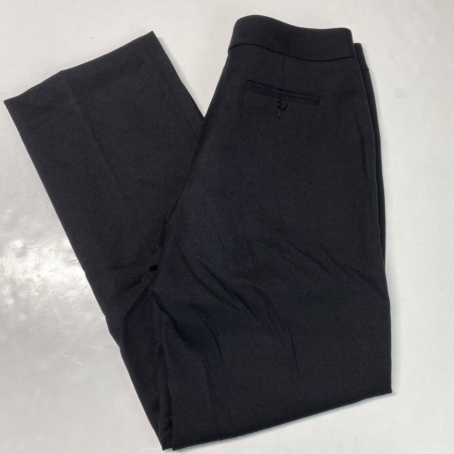 Pendleton 100% Wool Wide Straight Leg Dress Pants Sz 8 Womens Career Lined *Spot