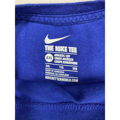 Chicago Cubs Nike Tee Sz 2XL Mens Tshirt Blue MLB Baseball 2016 Champs XXL