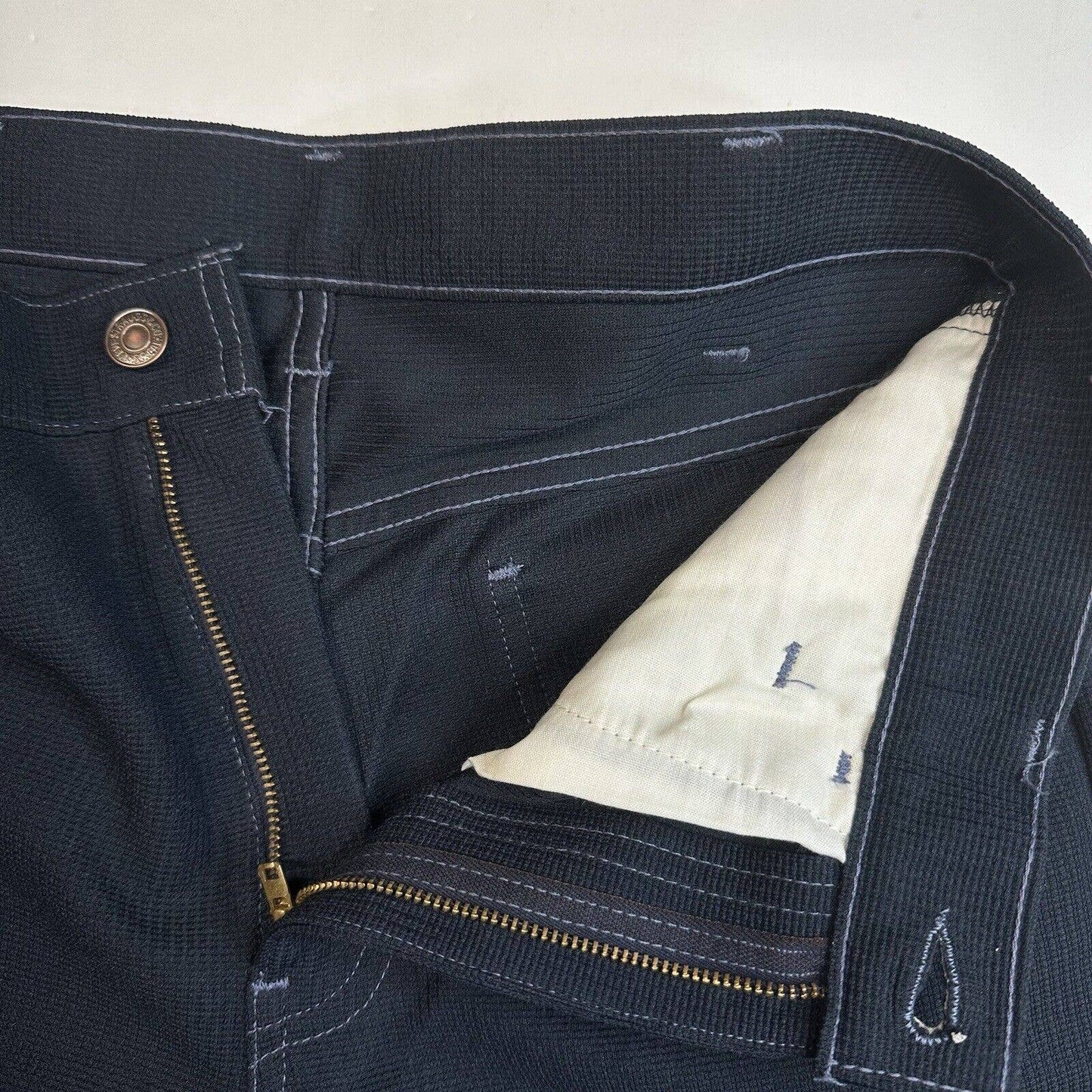 Vintage Levis Saddleman Knit Bootcut Jeans Mens 30x32 (Actual 29x33) USA NEW
